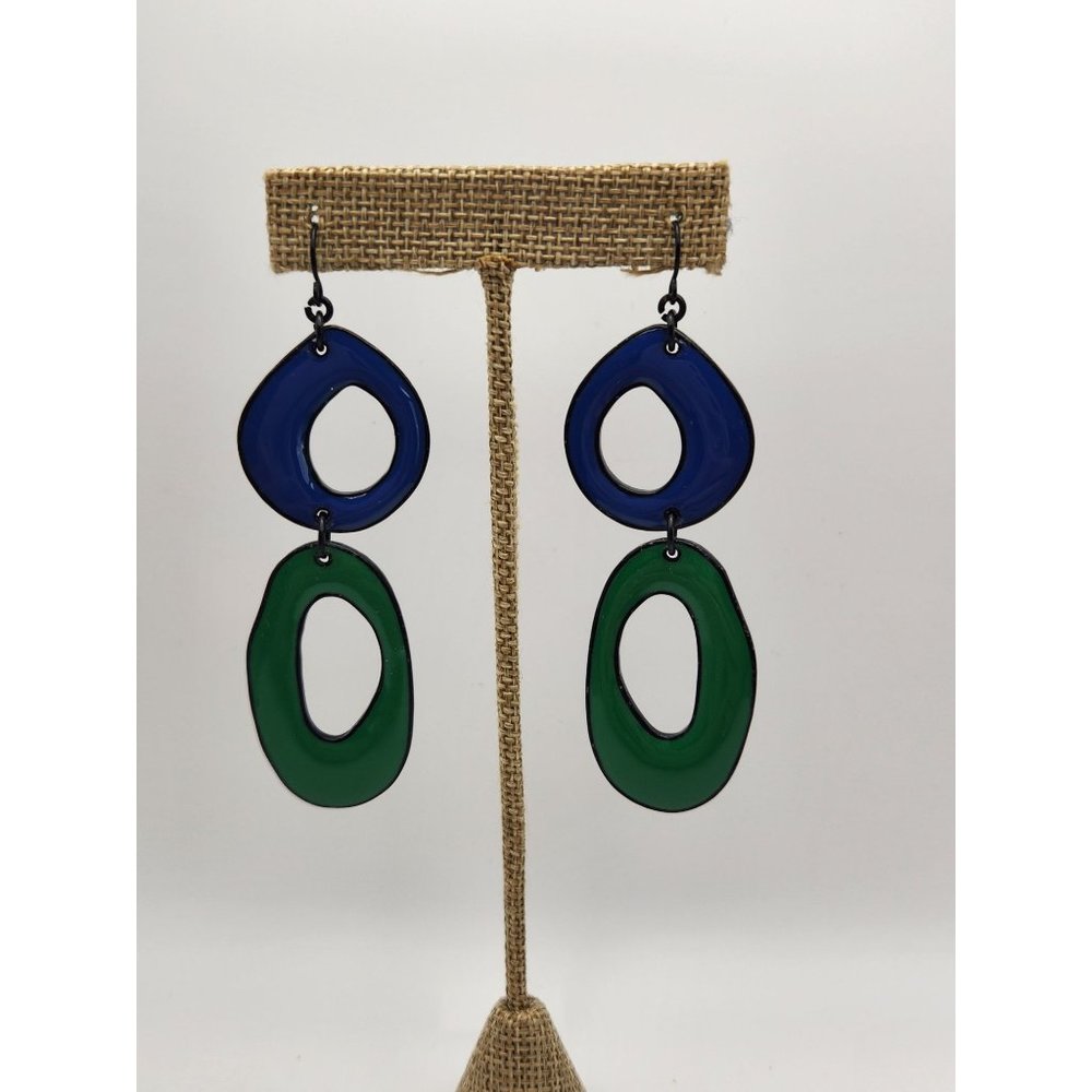 80's Style Dangle Earrings
